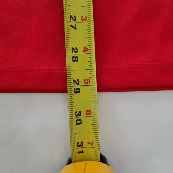 Nike Golf Mens Red Short Sleeve DriFit Polo Shirt Size M Patriot Baseball Logo - Picture 6 of 7